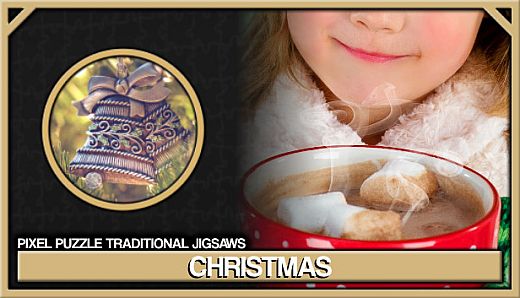 Pixel Puzzles Traditional Jigsaws Pack: Christmas