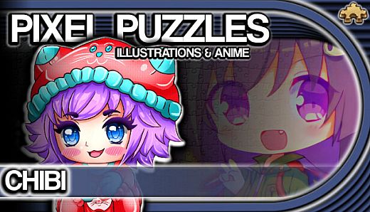 Pixel Puzzles Illustrations & Anime - Jigsaw Pack: Chibi