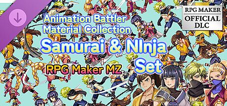 RPG Maker MZ - Animation Battler Material Collection Samurai and Ninja Set
