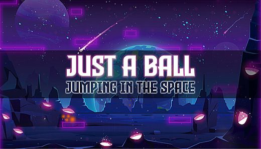 Just a ball: Jumping in the space