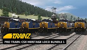 Trainz 2019 DLC - Pro Train: CSX Heritage Loco Bundle 1