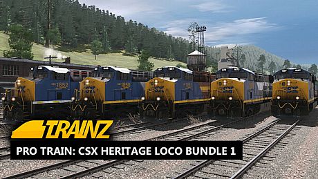 Trainz 2019 DLC - Pro Train: CSX Heritage Loco Bundle 1 DLC