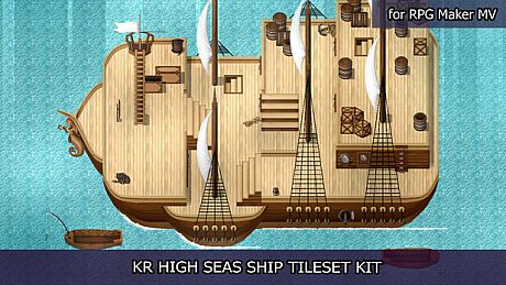 RPG Maker MV - KR High Seas Ship Tileset Kit DLC