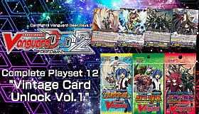 Cardfight!! Vanguard DD 2:Complete Playset 12 "Vintage Card Unlock Vol.1"