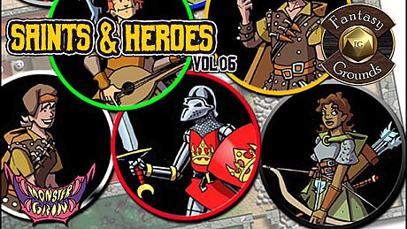 Fantasy Grounds - Saints and Heroes, Volume 6 (Token Pack) DLC