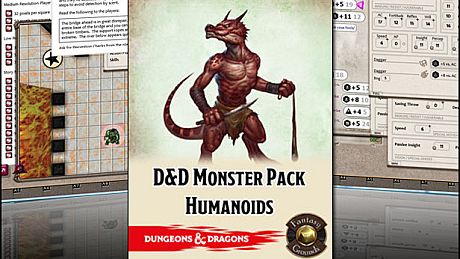 Fantasy Grounds - D&D Monster Pack - Humanoids DLC