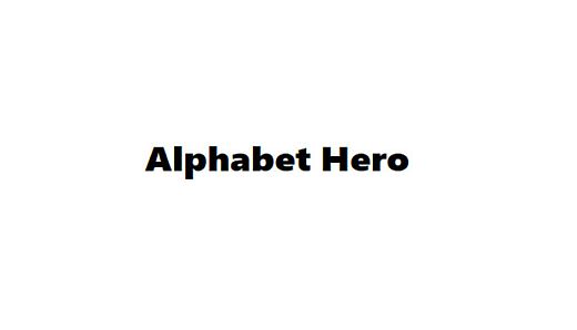 Alphabet Hero(알파벳 용사)