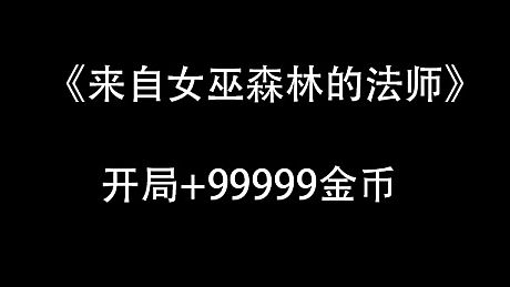 来自女巫森林的法师-开局+99999金币DLC DLC