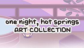 one night, hot springs - art collection