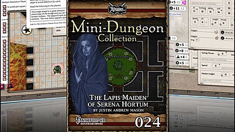 Fantasy Grounds - Mini-Dungeon #024: The Lapis Maiden of Serena Hortum (PFRPG) DLC