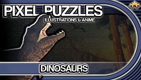 Pixel Puzzles Illustrations & Anime - Jigsaw Pack: Dinosaurs