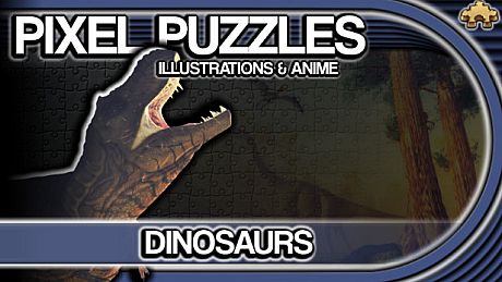 Pixel Puzzles Illustrations & Anime - Jigsaw Pack: Dinosaurs DLC