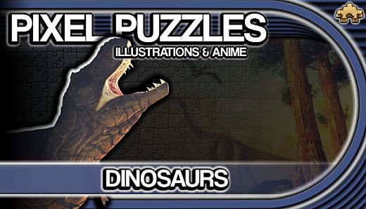 Pixel Puzzles Illustrations & Anime - Jigsaw Pack: Dinosaurs