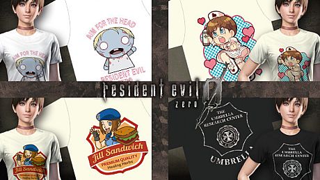 Resident Evil 0 Fan Design T-shirt Pack DLC