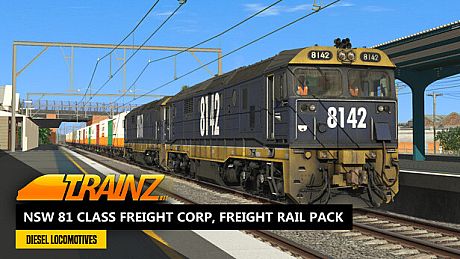 Trainz 2022 DLC - NSW 81 Class Freight Corp, Freight Rail Pack DLC