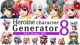 RPG Maker MZ - Heroine Character Generator 8 for MZ