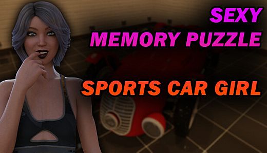 Sexy Memory Puzzle - Sports Car Girl