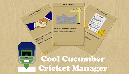 Cool Cucumber Cricket Manager