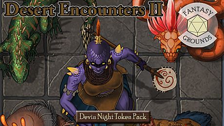 Fantasy Grounds - Devin Night Token Pack 150: Desert Encounters II DLC