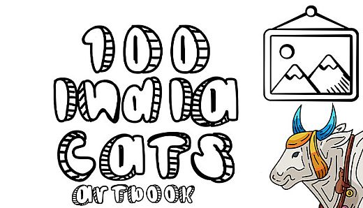 100 India Cats  - Artbook
