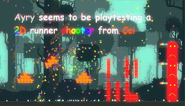 Buy A2C:Ayry seems to be playtesting a 2D runner shooter from Cci