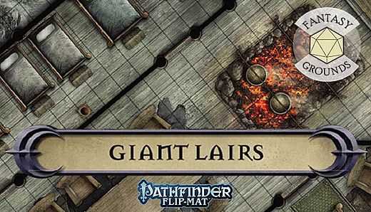 Fantasy Grounds - Pathfinder RPG - Pathfinder Flip-Mat - Giant lairs