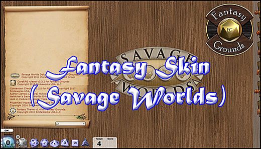 Fantasy Grounds - Fantasy Skin (Savage Worlds)