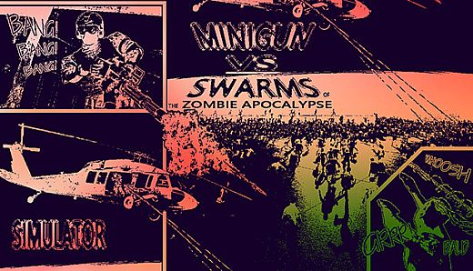 Minigun VS Swarms of the Zombie Apocalypse Simulator
