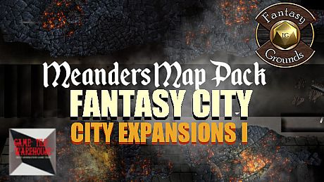 Fantasy Grounds - Meander Map Pack City Expansions I (Map Pack) DLC