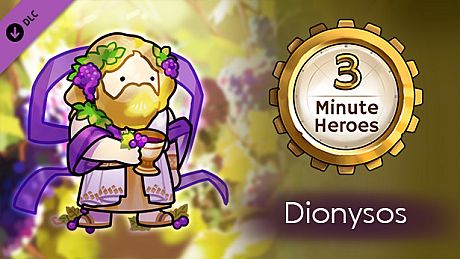 3 Minute Heroes - Dionysos (Bartender Skin) DLC