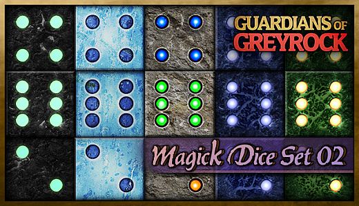 Guardians of Greyrock - Dice Pack: Magick Set 02