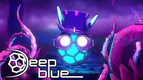 Deep Blue 3D Maze in Space Game