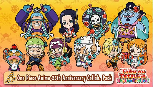Taiko no Tatsujin: Rhythm Festival - One Piece Anime 25th Anniversary Collab. Pack
