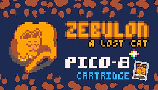 Zebulon : A Lost Cat - Pico 8 Cartridge