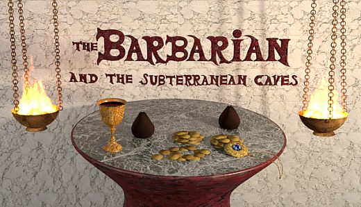 Non-Linear Text Quests - The Barbarian and the Subterranean Caves