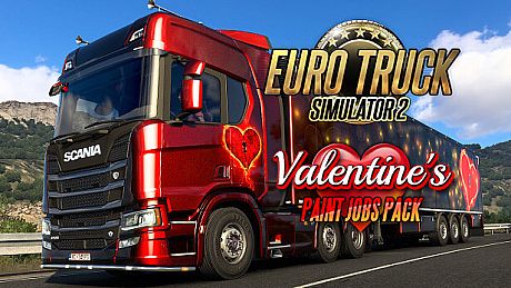 Euro Truck Simulator 2 - Valentine's Paint Jobs Pack DLC