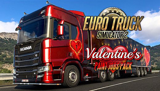Euro Truck Simulator 2 - Valentine's Paint Jobs Pack