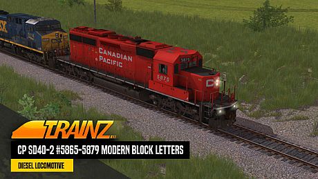 Trainz 2022 DLC - CP SD40-2 #5865-5879 Modern Block Letters DLC