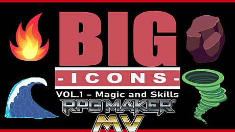 RPG Maker MV - Big Icons Vol 1 - Magic and Skills DLC