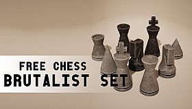 Free Chess: Brutalist Set