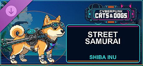 Cyberpunk Cats & Dogs - Street Samurai (Shiba Inu) DLC