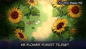 RPG Maker MZ - KR Flower Forest Tileset