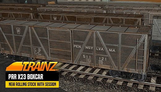 Trainz 2022 DLC - PRR X23 Boxcar