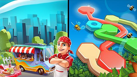 Food Truck Tycoon + Flowlines VS Bundle