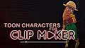 Toon comic characters for clip maker