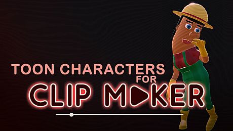 Toon comic characters for clip maker