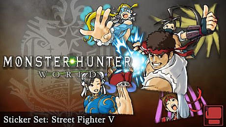 Monster Hunter: World - Sticker Set: Street Fighter V DLC