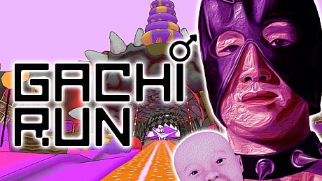 Gachi run: Running of the slaves Game