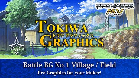 RPG Maker MV - TOKIWA GRAPHICS Battle BG No.1 Village/Field DLC