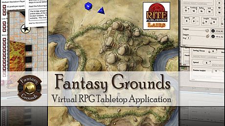 Fantasy Grounds - Rite Publishing Fantastic Maps - Lairs Pack DLC